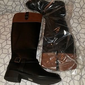 Black/Tan Solanz Boots